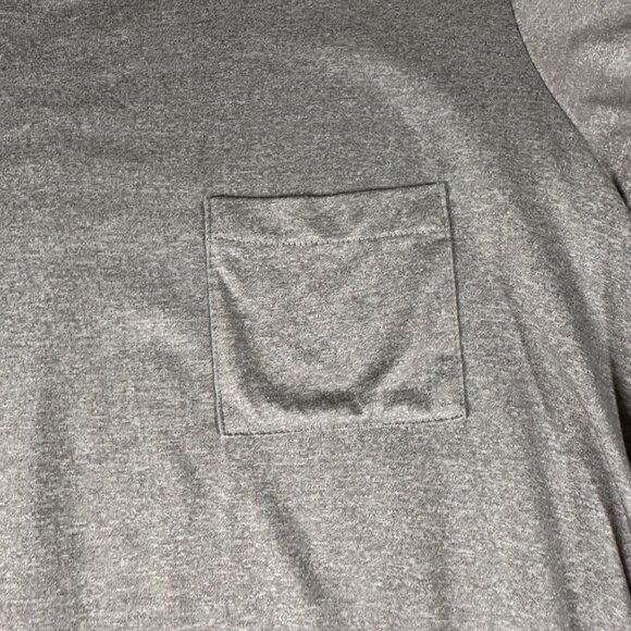 Lularoe Womens Medium Solid Gray Short Sleeve Carly Dress High Low Midi Hem - Picture 5 of 8